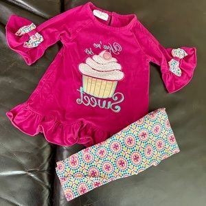 Darling 2 piece girls 4T outfit